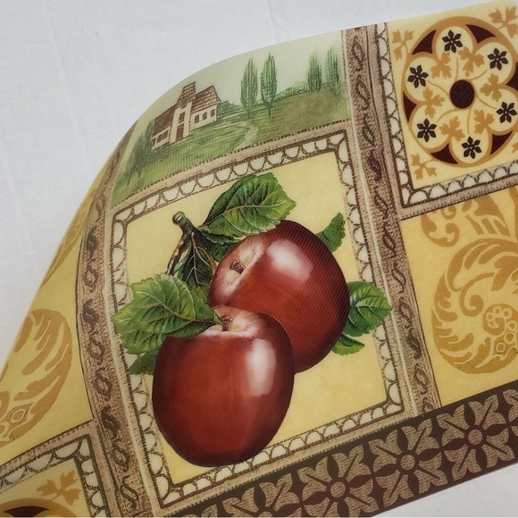 Modern Farmhouse Rustic Apple Placemats Rustic Shabby Chic 4 Piece Set New - Picture 3 of 8